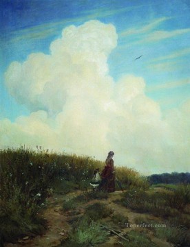 イワン・イワノビッチ・シーシキン Painting - 夏の古典的な風景 イワン・イワノビッチ